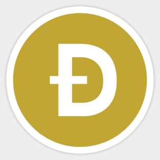 Dgecoin | Cryptocurrency Sticker